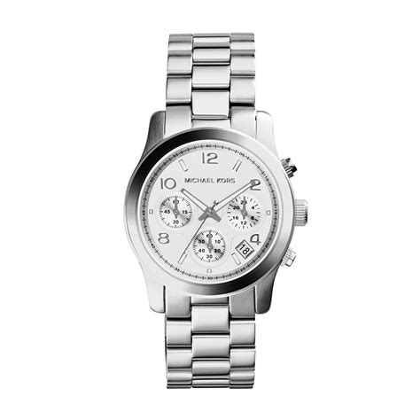 michael kors runway horloge zilver|michael kors mk5076.